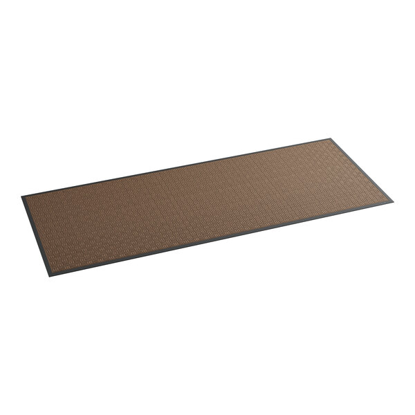 A brown rectangular Lavex entrance mat with a black border.