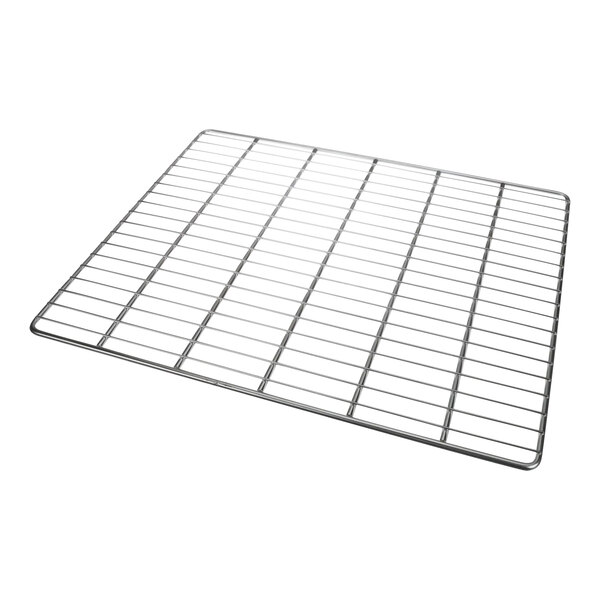A Traulsen wire shelf with a metal grid.