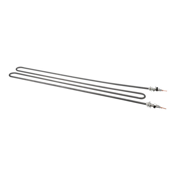 A Traulsen 2400 watt heater with metal rods and wires.
