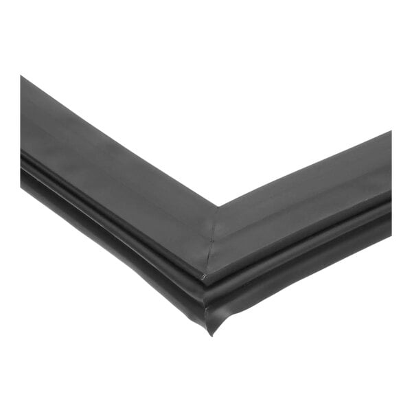 A black plastic corner of a True Refrigeration gasket.