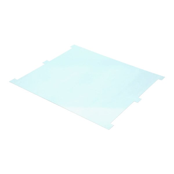 A clear square window on a white background.