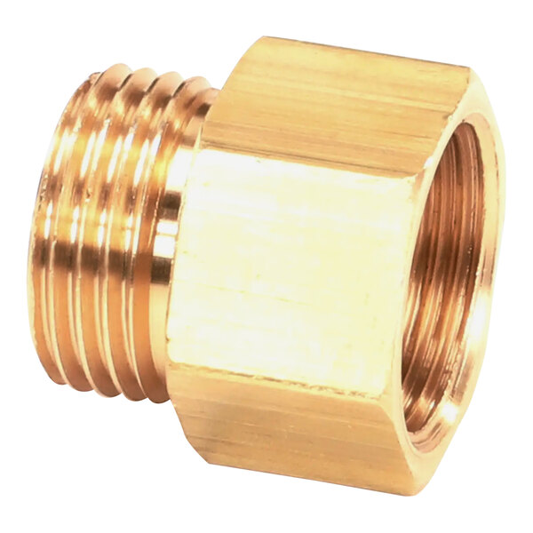 A brass Cleveland adapter with G3/4 female threads.