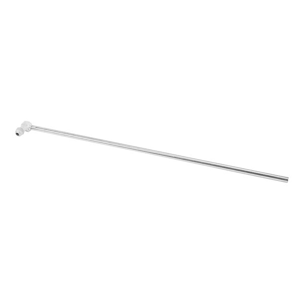 A long silver metal rod with a ball end.