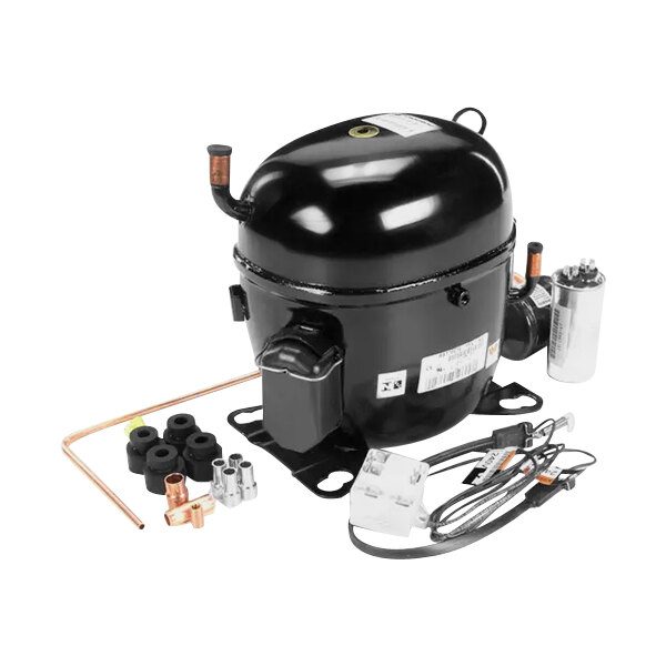 A Scotsman Compressor Rst70 with wires and cables attached.