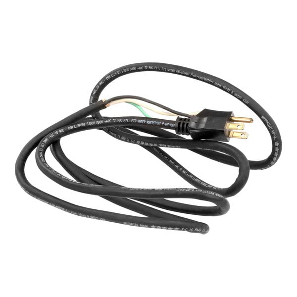 A black Cleveland electric cord with a plug.