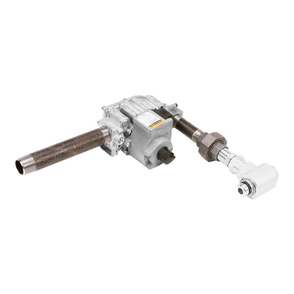 A metal Cleveland Service Gas Train with tubes.