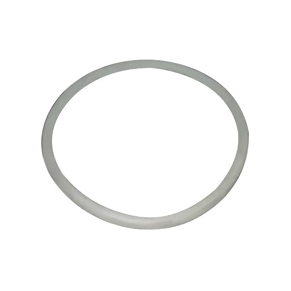 A white neoprene gasket with a white background.