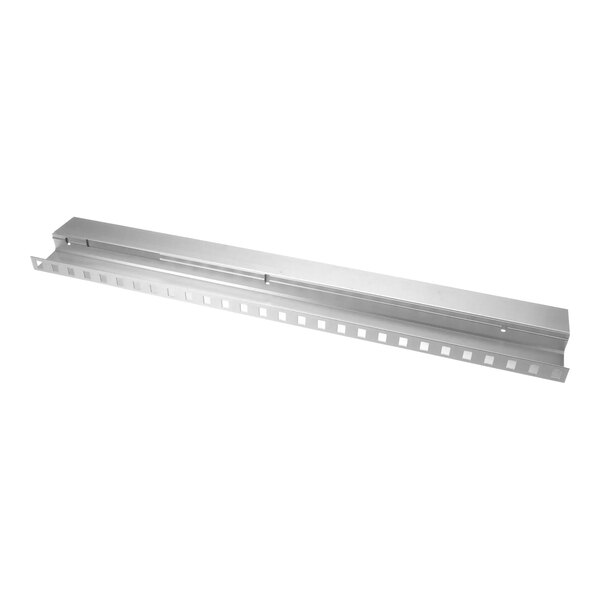 A Traulsen pilaster with holes in it.