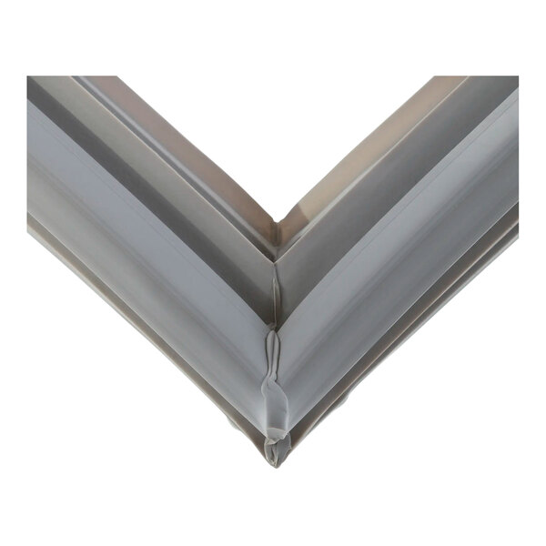 A silver and grey True Refrigeration door gasket.