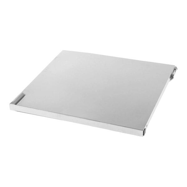 A white square tray assembly for a Traulsen compact refrigerator with a handle.
