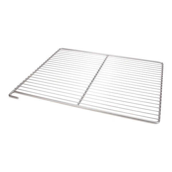 A metal grid shelf for a Traulsen prep top on a white background.