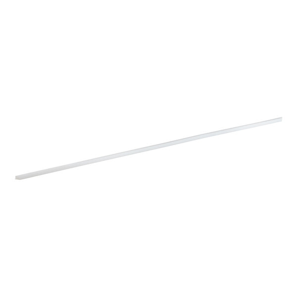 A white plastic strip with a long handle.