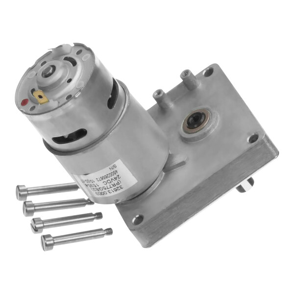 A Bunn motor kit with screws and nuts.