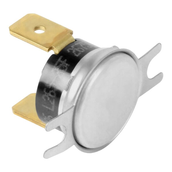 A close-up of a Traulsen thermostat protective.