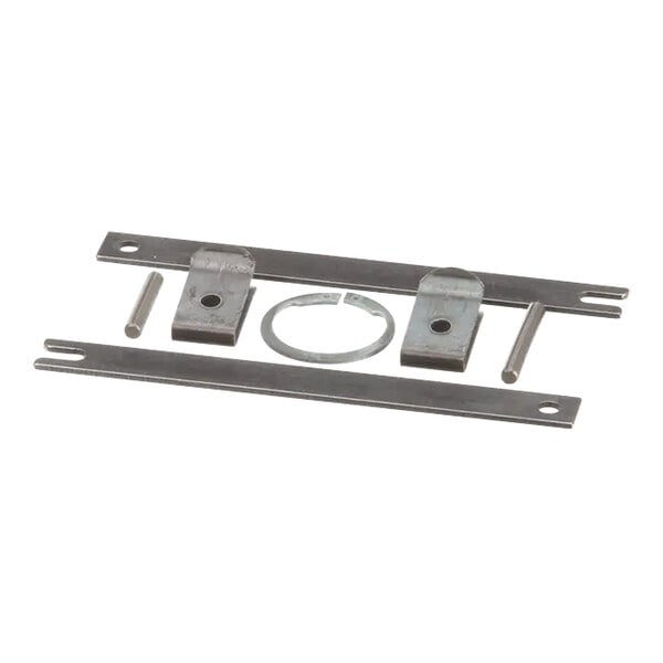 Metal brackets and screws for a Bunn Ultra-2 machine shaft rebuild kit.