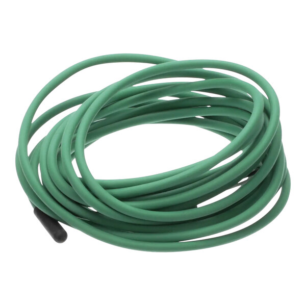 A green tube with a black tip.