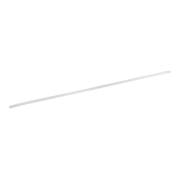 A white plastic strip with a long handle.