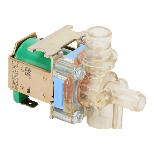 A Bunn valve liquid dispenser kit with a green plastic cap.