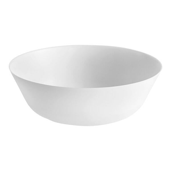 A pack of 5 white World Centric ZeroWare PLA bowls.