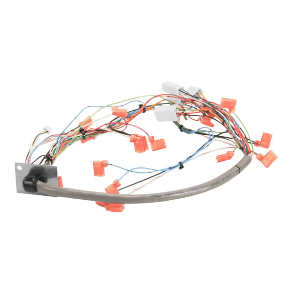 A Bunn wiring harness with many wires.