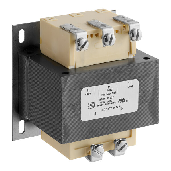 A Cleveland 300254-CLE transformer with a 200VA rating and 240V/480V input.