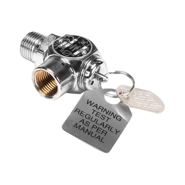 A Cleveland Safety Valve with a tag.