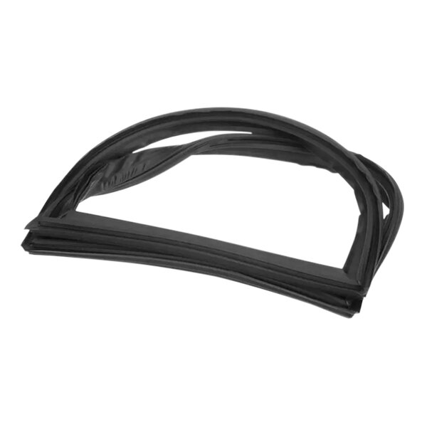 A black rubber seal for a True Refrigeration Tuc-27 Drawer on a white background.