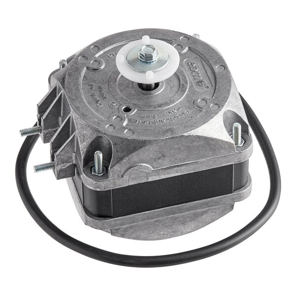A ServIt condenser motor with a black cord.
