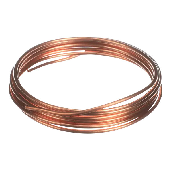 A close-up of a True Refrigeration cap tube.