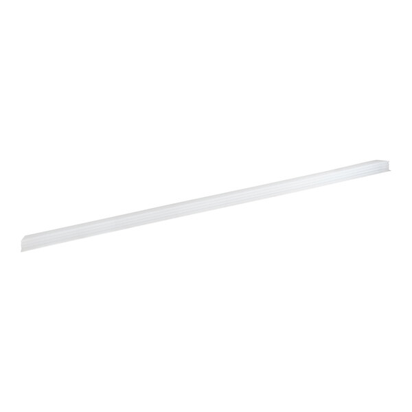 A white plastic strip for ServIt drop-in cold food wells.