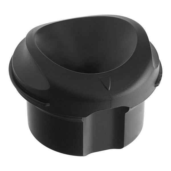A black plastic lid for a Bunn thermal carafe.