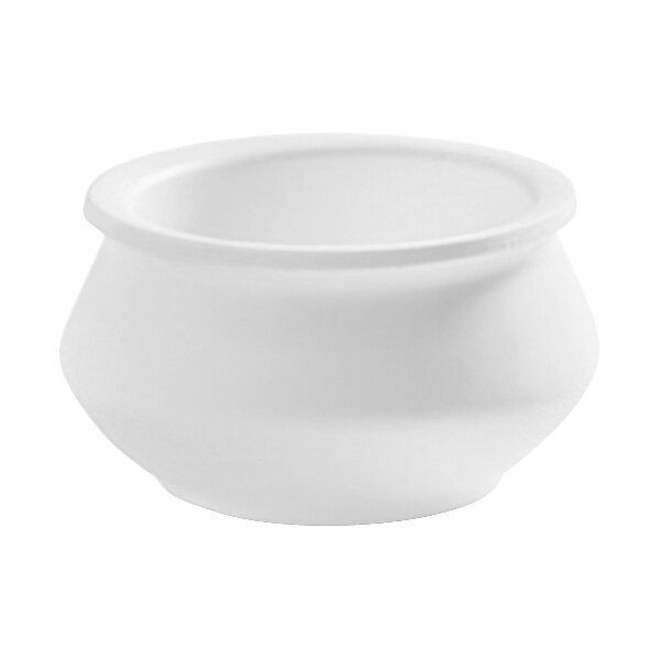 An American Metalcraft Marra white melamine bowl.