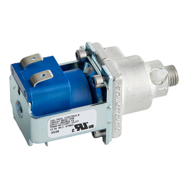 A metal and plastic valve assembly for a sprayhead, designed for 120V operation.