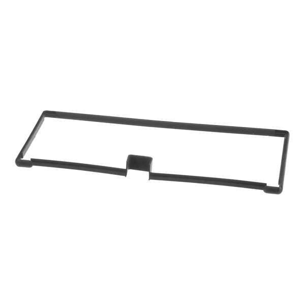 A black rectangular frame with a hole in the middle.