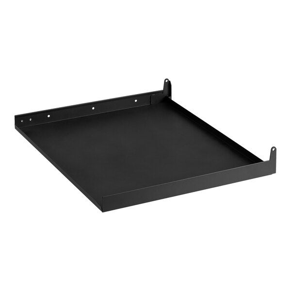 A black metal right side shelf designed for the Backyard Pro EGA94-78 grill.