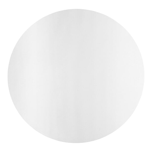 A white circle with a black and white background.