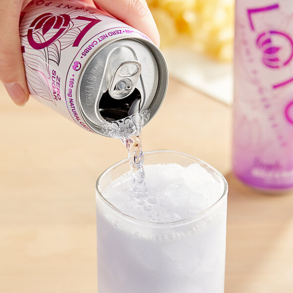 Lotus Plant Energy Zero Sugar Purple Lotus Plant Power Energy Drink 12 fl. oz. - 12/Case