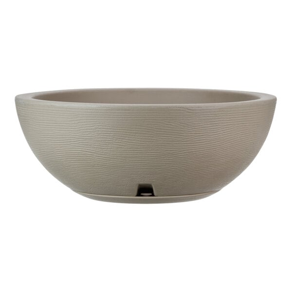 A round beige Floridis Amsterdam bowl.