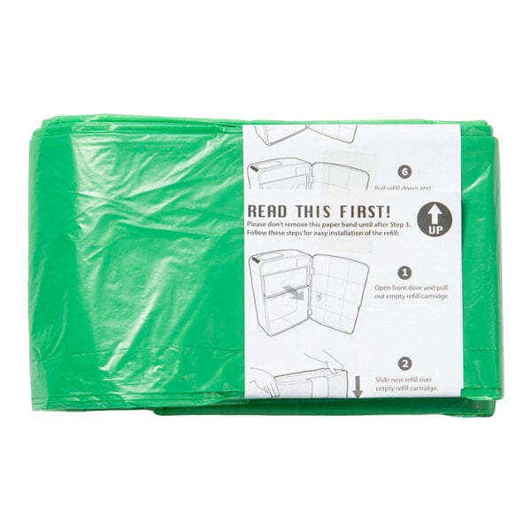 Aunt Flow 2 Gallon Continuous Liner Bag Rolls for AF-TCHFREE-HW-1 - 320/Case