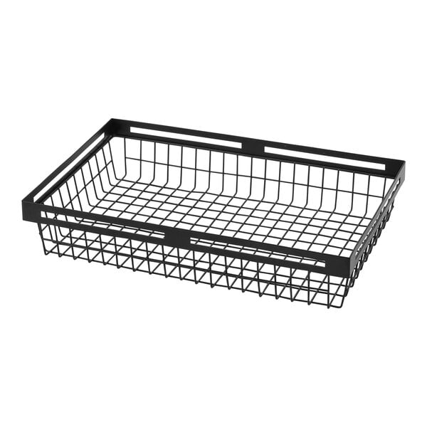 An American Metalcraft black wire display basket.