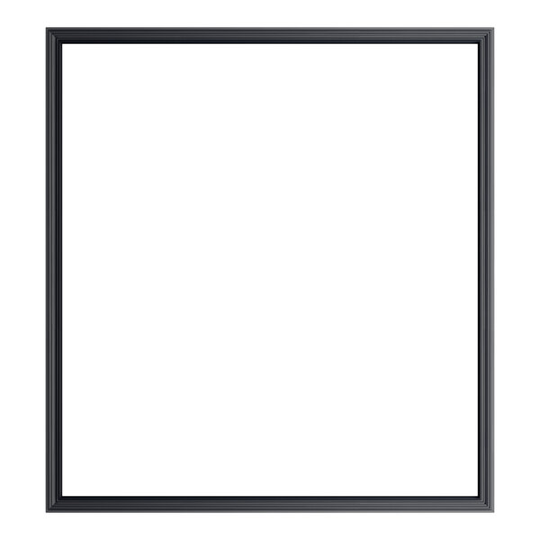 A square black refrigerator gasket for Turbo Air Refrigeration.