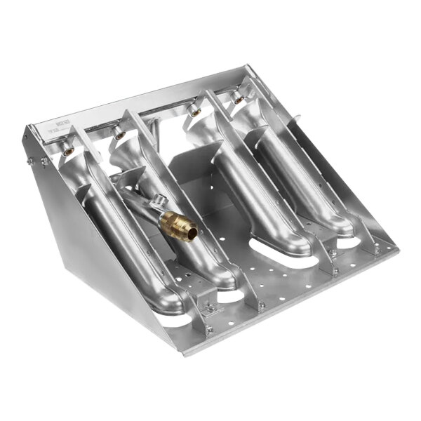 A metal box with a Pitco Bnr Assembly and several metal tubes.