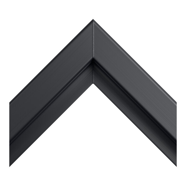 A black rectangular refrigeration gasket with dimensions 25.25 x 12.625 x 0.5625 inches.