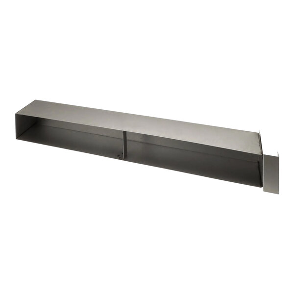 A Vulcan griddle tray assembly on a metal shelf.