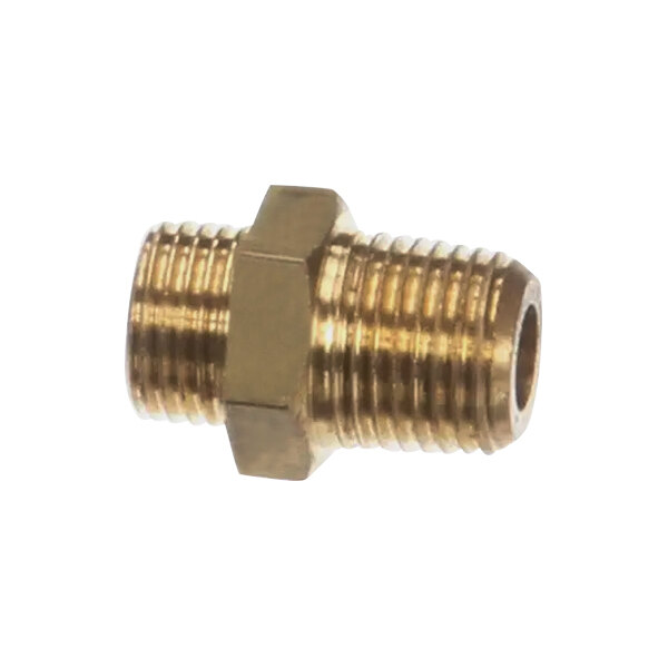 The brass threaded male fitting for an Imperial Range Duck Jet Burner.