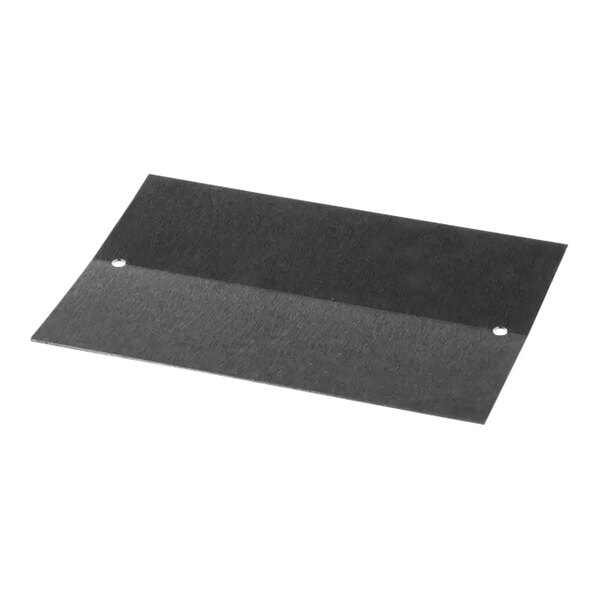 A black rectangular Pitco filter cover with holes.