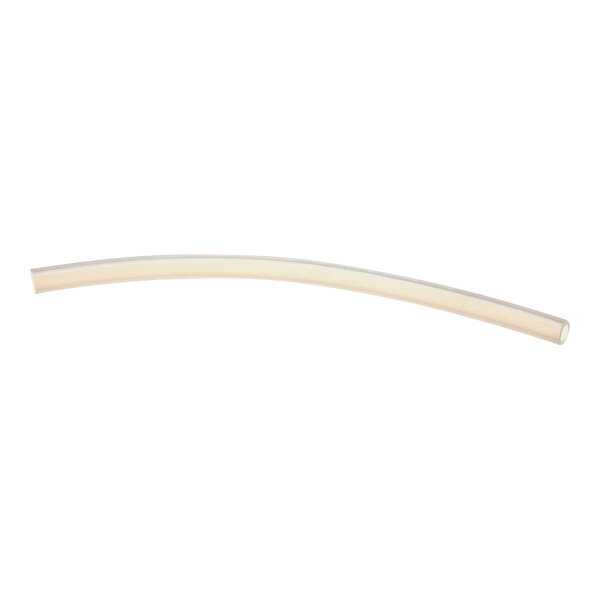 A white silicone tube with a long, thin end.