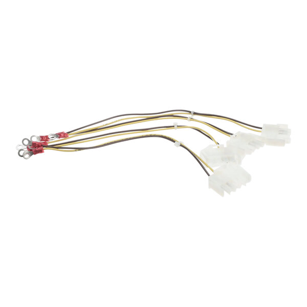 A close-up of Pitco wiring with connectors.