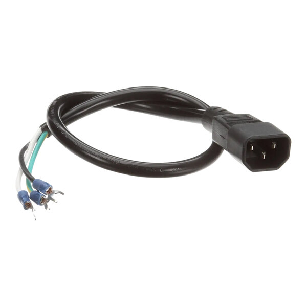 A black Pitco power cord with a connector and two wires.