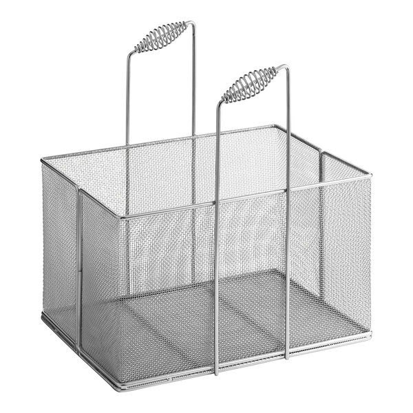 An Imperial Range wire mesh basket with two handles.